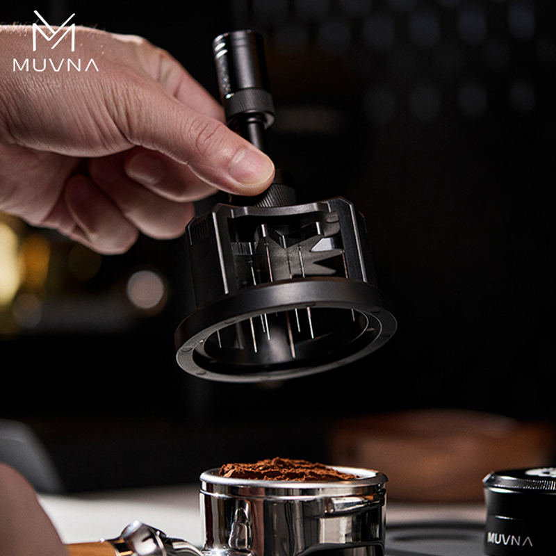 Espresso Tamper Set - MUVNA 51/53/58mm Espresso Stirrer WDT Tool,10