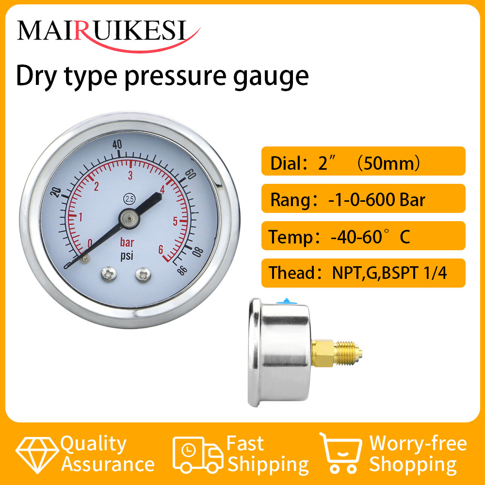Pressure Gauge Espresso - MAIRUIKESI Pressure Gauge 2 inch(50mm )