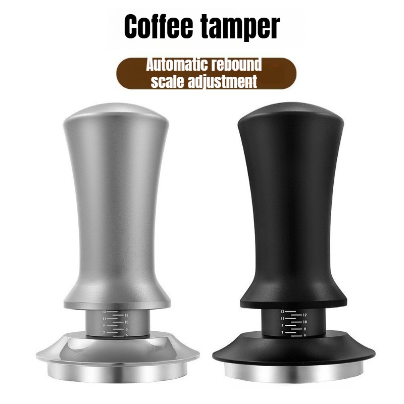 Espresso Tamper Set - 51/ 53/58mm Black Coffee Hand Tamper