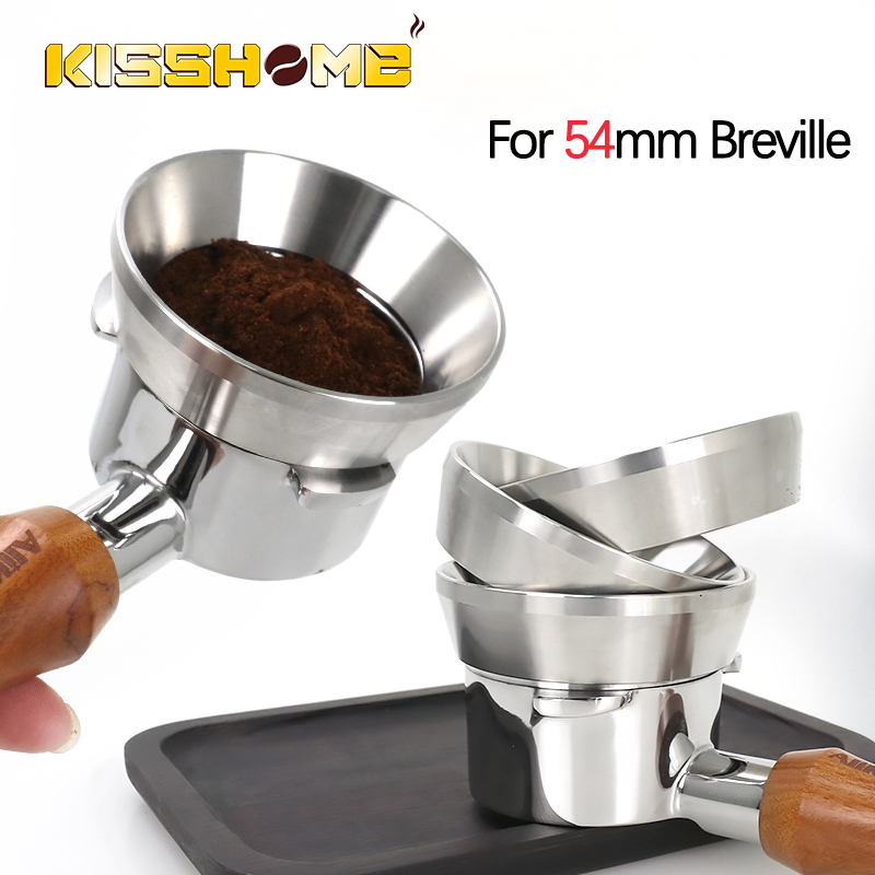 Espresso Tamper Set - 54mm Coffee Dosing Ring Stainless Steel