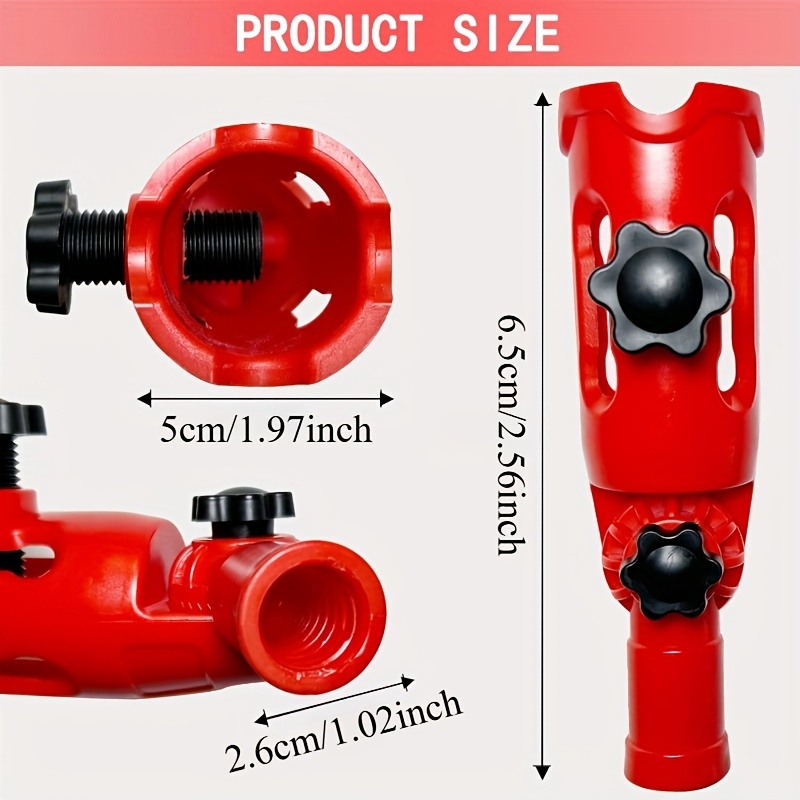 Group Head Brush - Red Multi-angle Paint Roller Extender with