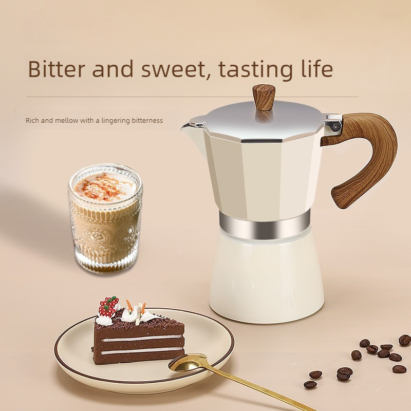 Coffee Equipment Wholesale - 150ml/300ml Moka Pot Espresso Maker, Vintage
