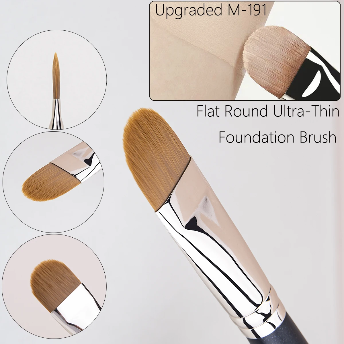 Upgraded M-191 Flat Round Ultr - đánh giá và giá Group Head Brush