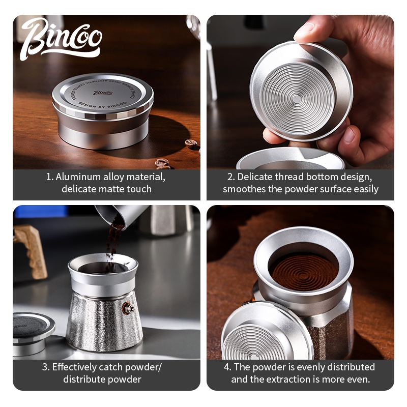 BINCOO Moka Pot Tamper and Cof - đánh giá và giá Espresso Tamper Set