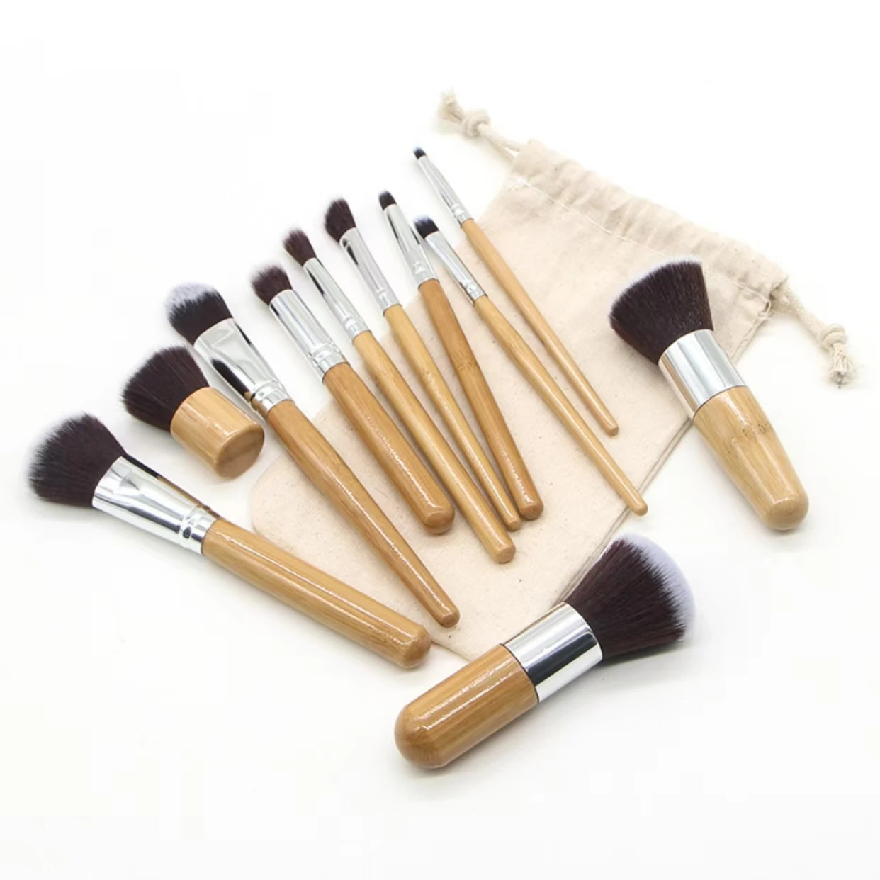 11pcs Natural Bamboo Handle Ma - đánh giá và giá Group Head Brush