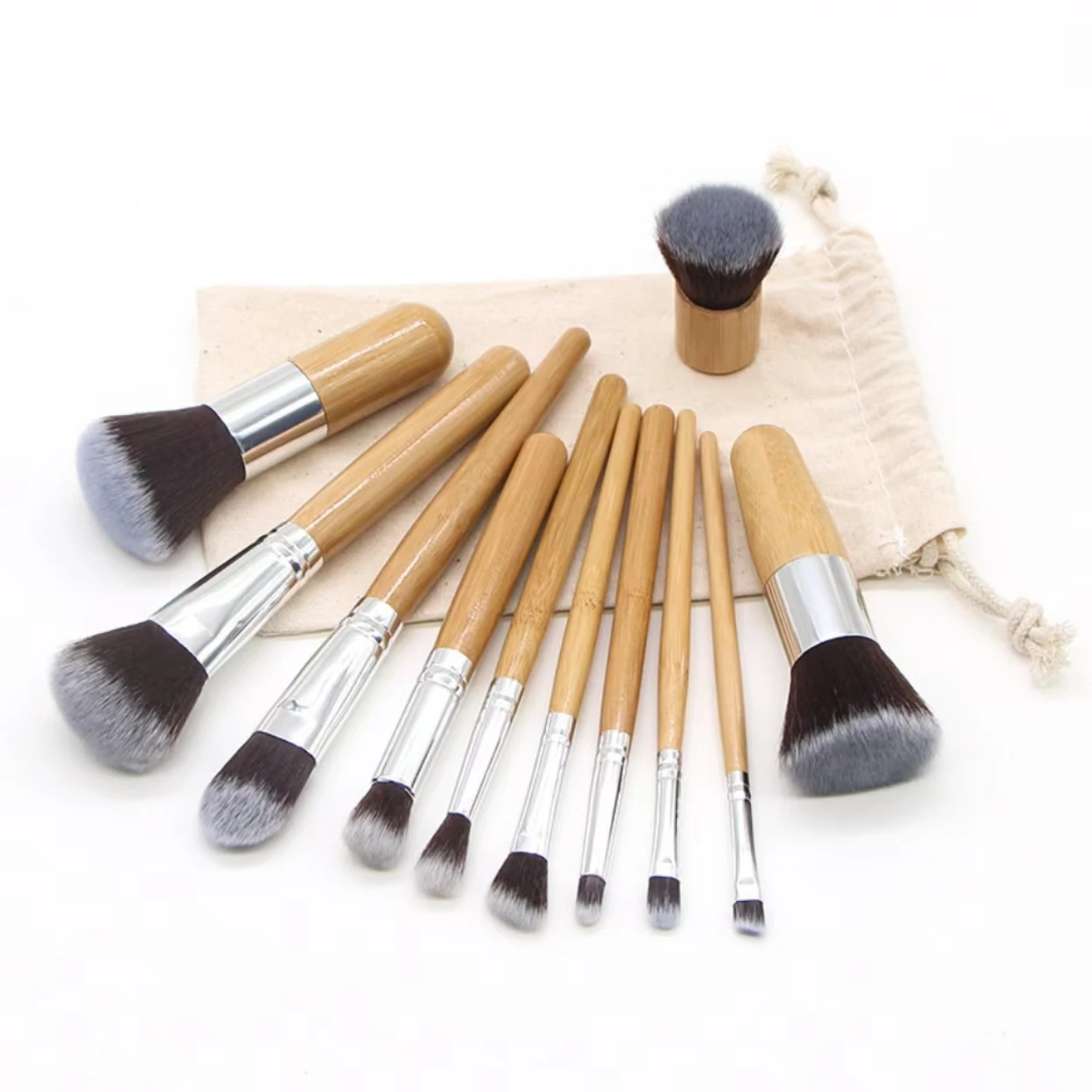 11pcs Natural Bamboo Handle Ma - đánh giá và giá Group Head Brush