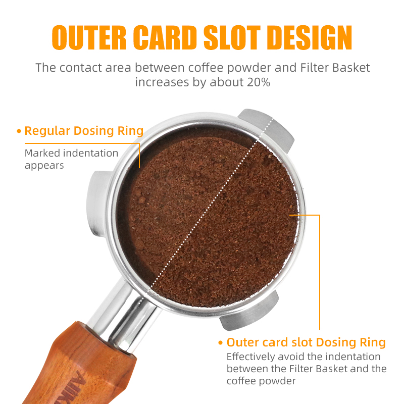 54mm Coffee Dosing Ring Stainl - đánh giá và giá Espresso Tamper Set