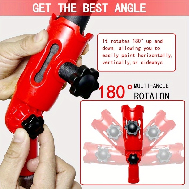 Red Multi-angle Paint Roller E - đánh giá và giá Group Head Brush
