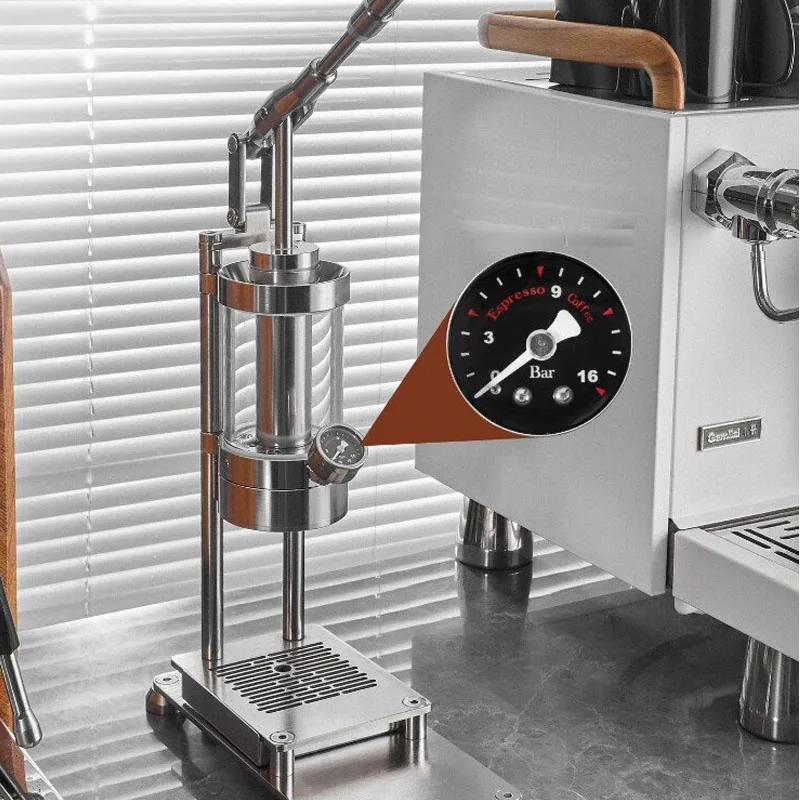 Manual Lever Espresso Machine  - đánh giá và giá Pressure Gauge Espresso