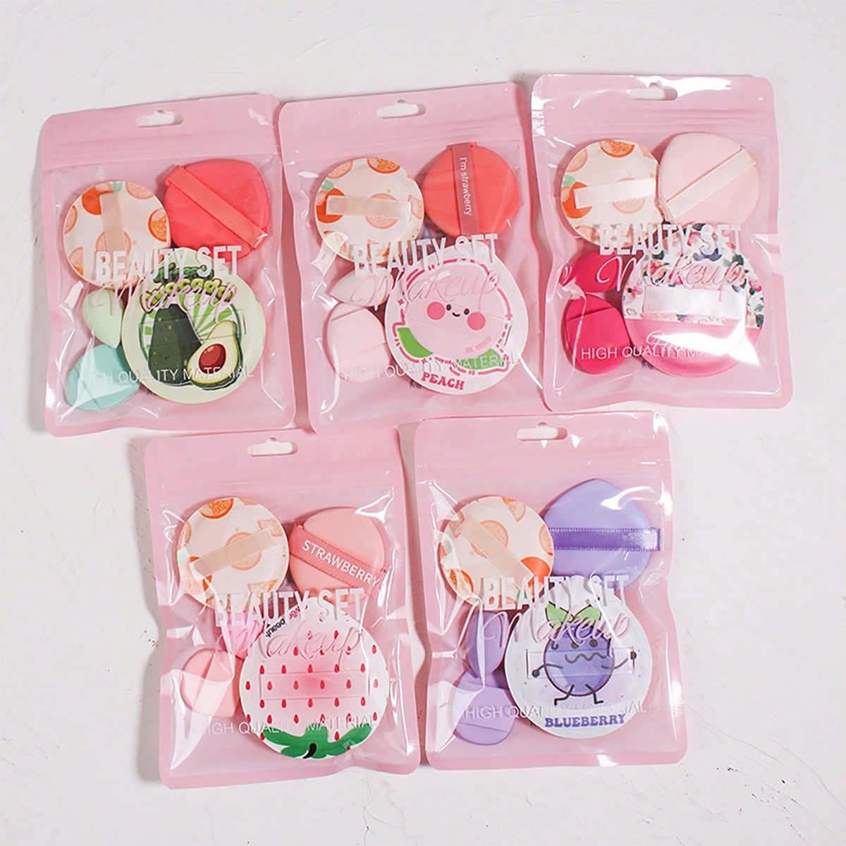 5pcs Thickened Marshmallow Pow - đánh giá và giá Group Head Brush