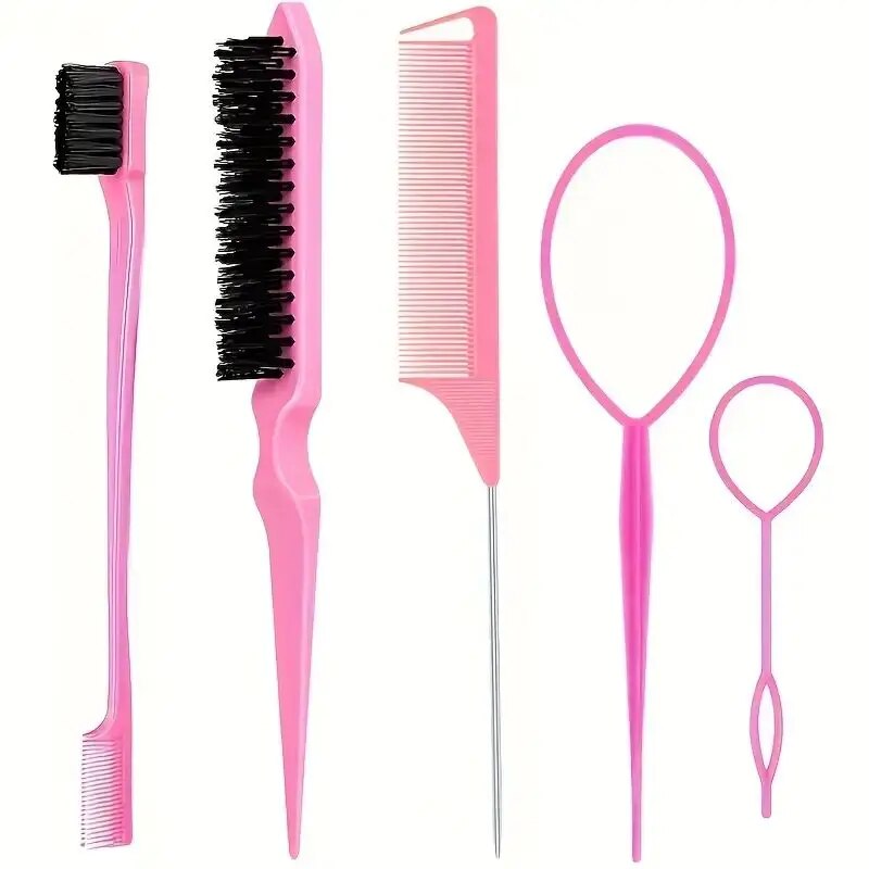 5pcs Hairdressing Tools Pointe - đánh giá và giá Group Head Brush