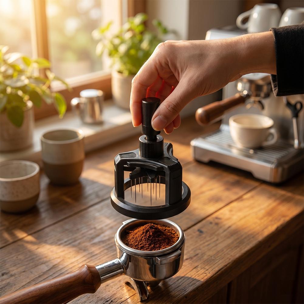 51/53/58mm Coffee WDT Tool Mag - đánh giá và giá Espresso Tamper Set