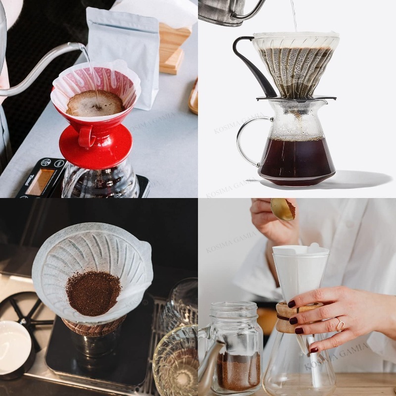40-120 PCS Coffee Filter Acces - đánh giá và giá Coffee Equipment V60