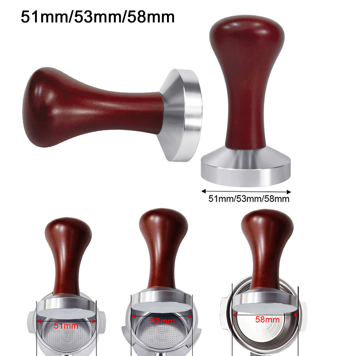 51mm 53mm 58mm Espresso Tamper - đánh giá và giá Espresso Tamper Set